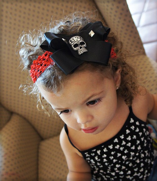 Olivia Paige - Little Sugar skull infant HEADBANd studs