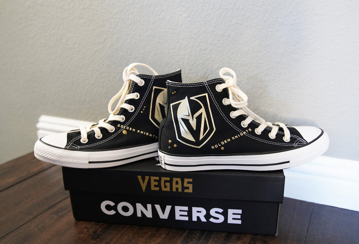 Vegas Golden Knights Vegas Strong Hi top Converse