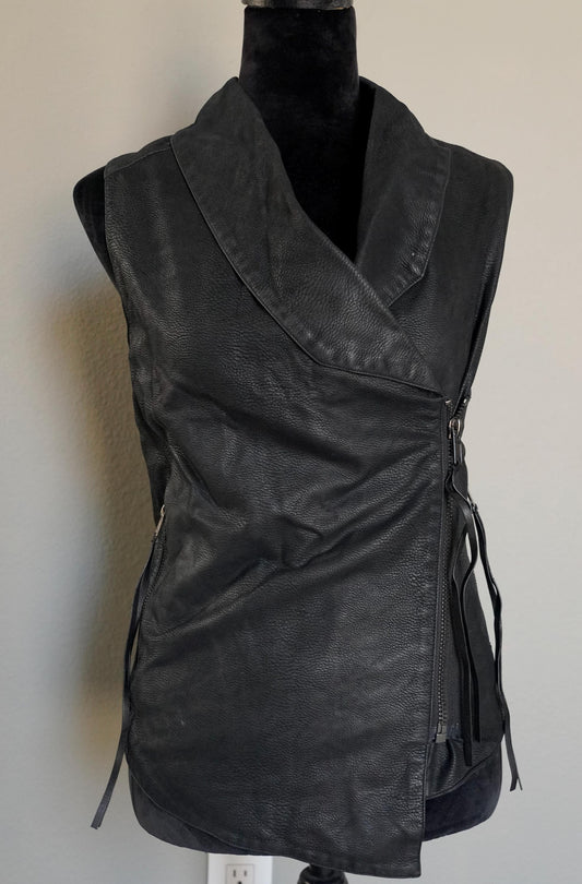 Olivia Paige - VINTAGE Faux Leather Punk Rock Vest