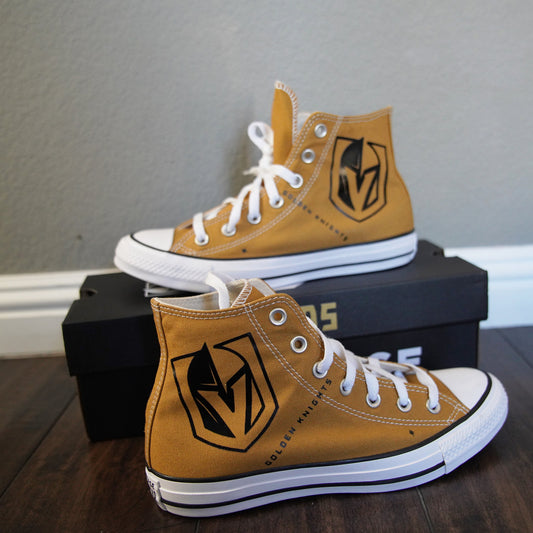Olivia Paige -Vegas Golden Knights Vegas Strong Hi top Converse