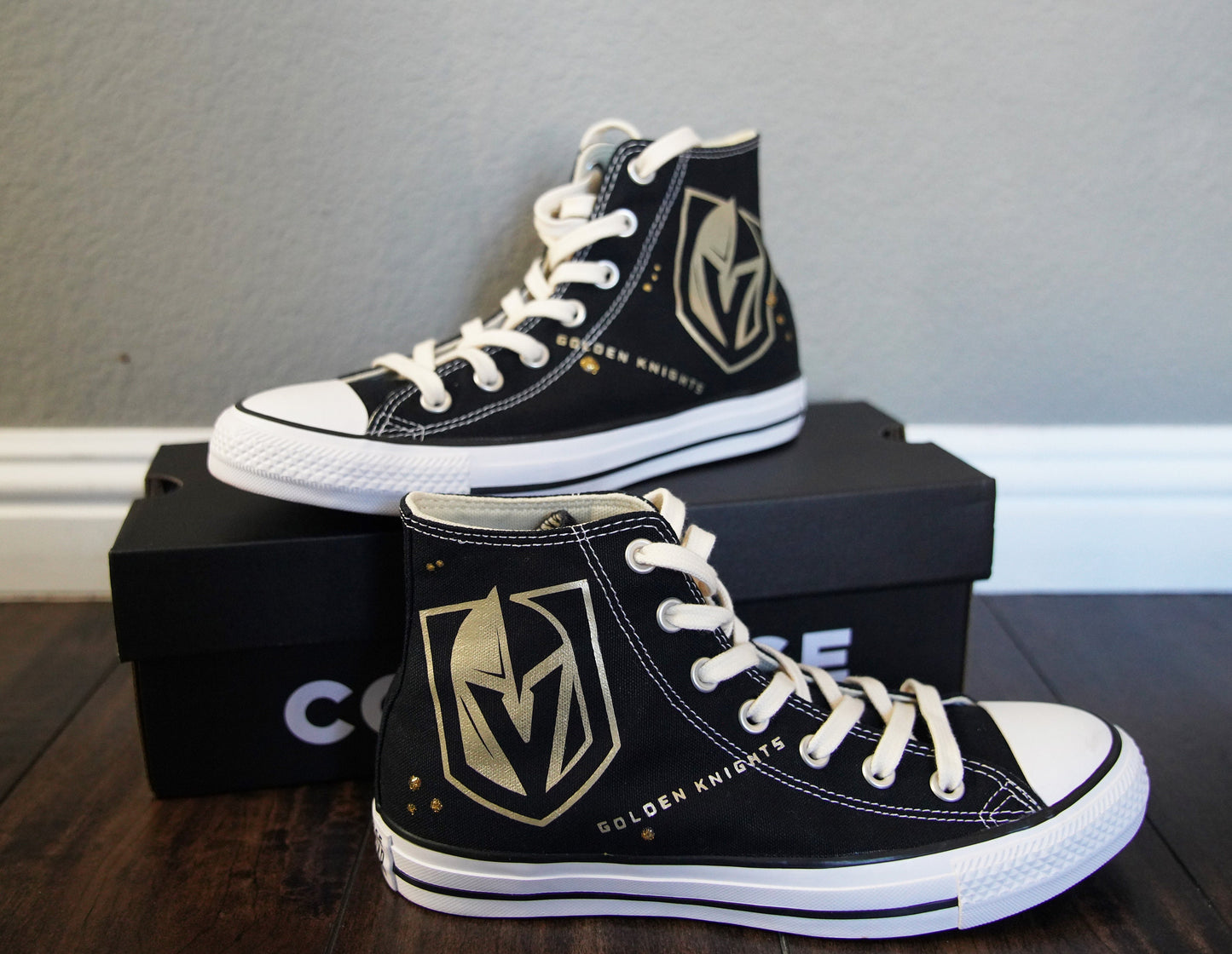 Vegas Golden Knights Vegas Strong Hi top Converse