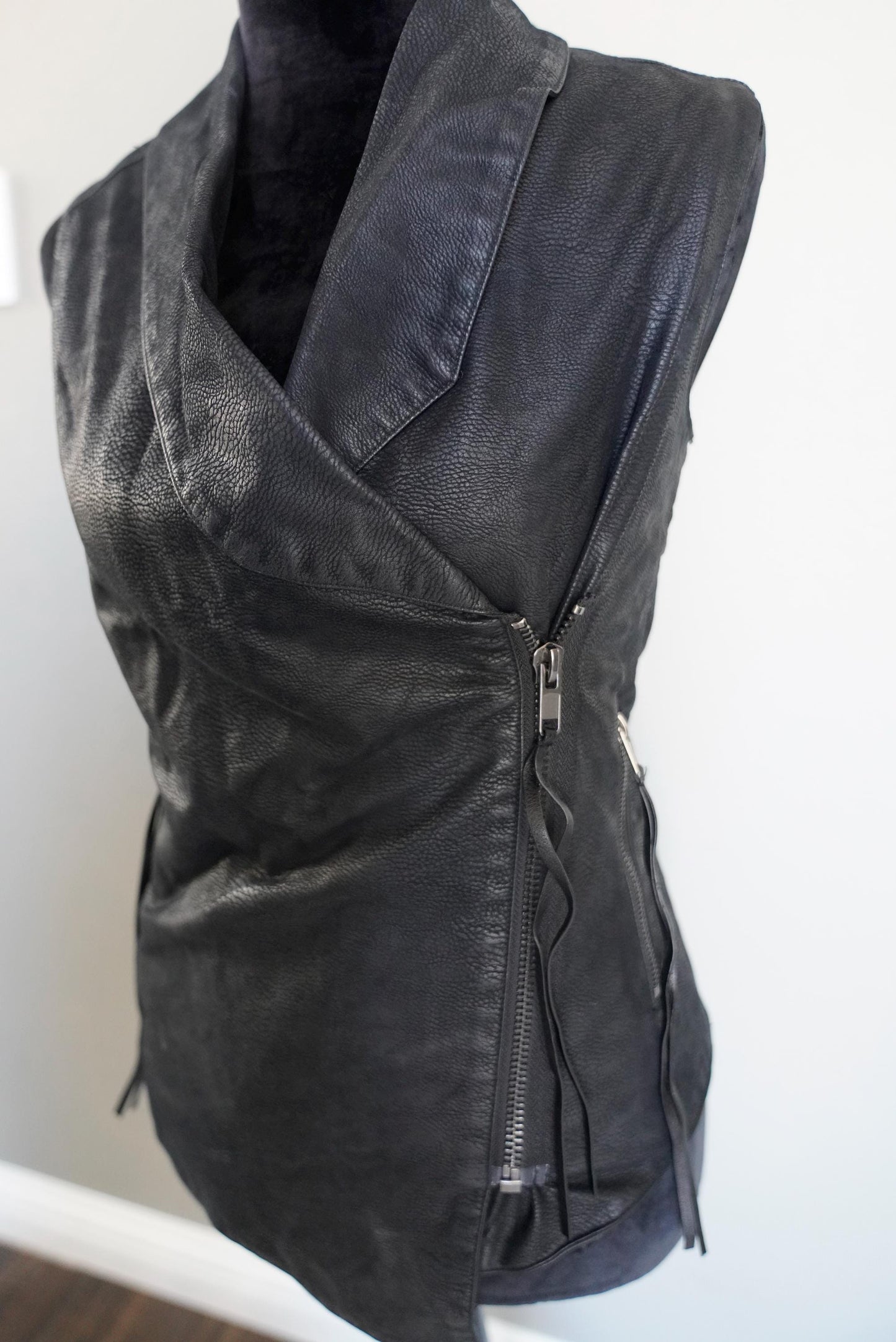 Olivia Paige - VINTAGE Faux Leather Punk Rock Vest